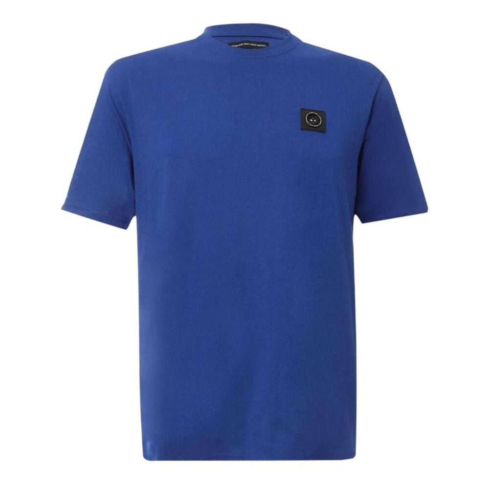 Marshall Artist Mens Siren Logo Cotton Regular T-Shirt / Blue
